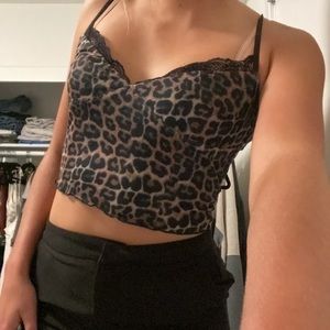 I.AM.GIA Cheetah Print Tank
